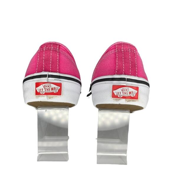 Vans Authentic Pro Suede Canvas Sneaker Magenta Pink Black Size Men 6 - Picture 8 of 16